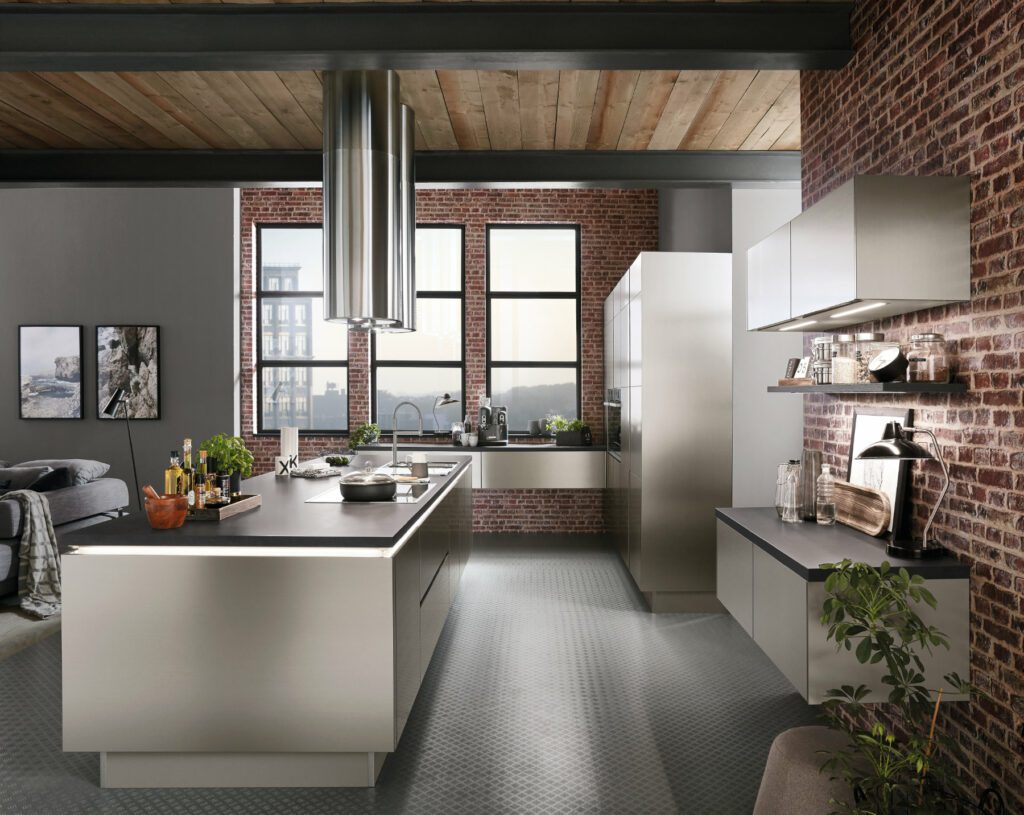 Nobilia Metallic Handleless Kitchen 1 | German Kitchen Outlet Chester, Chester