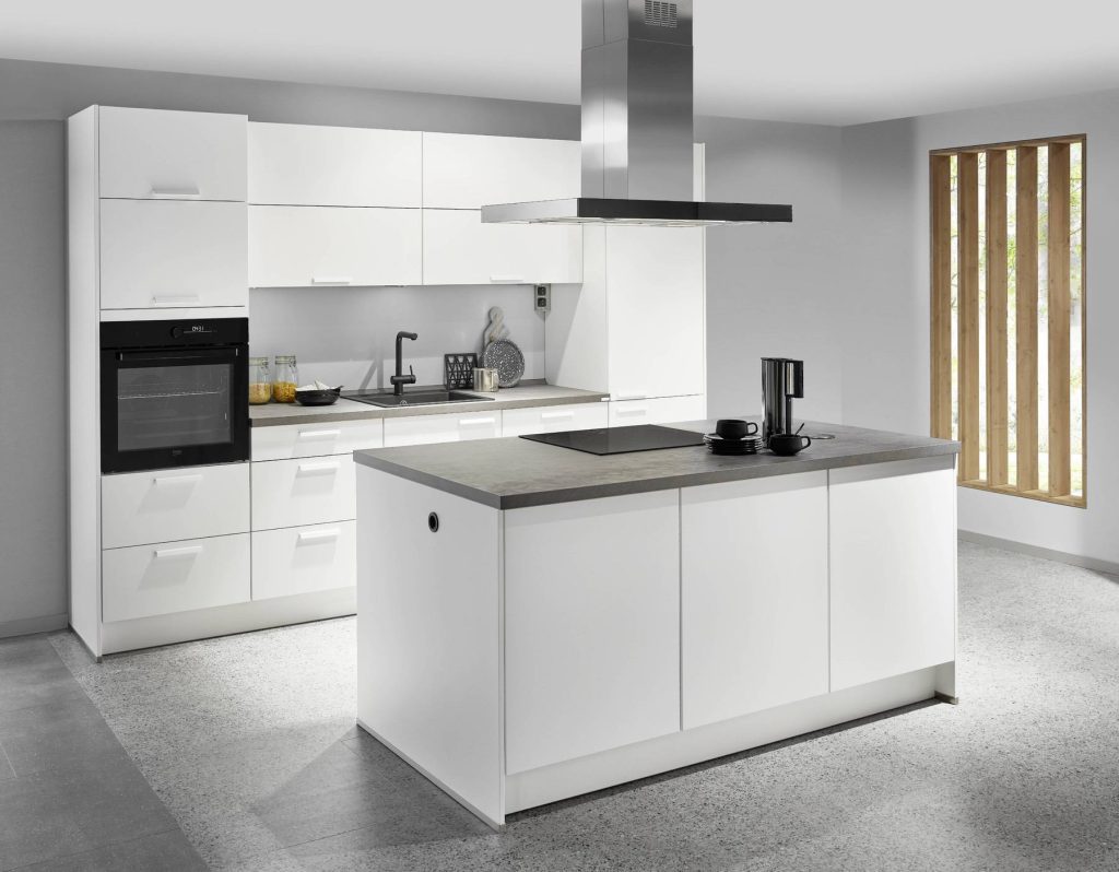 Nobilia Light Island Kitchen | German Kitchen Outlet Chester, Chester