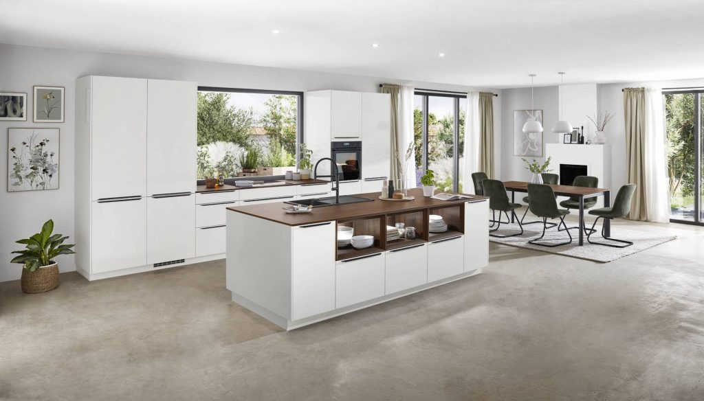 Nobilia Matt White Kitchen | German Kitchen Outlet Chester, Chester