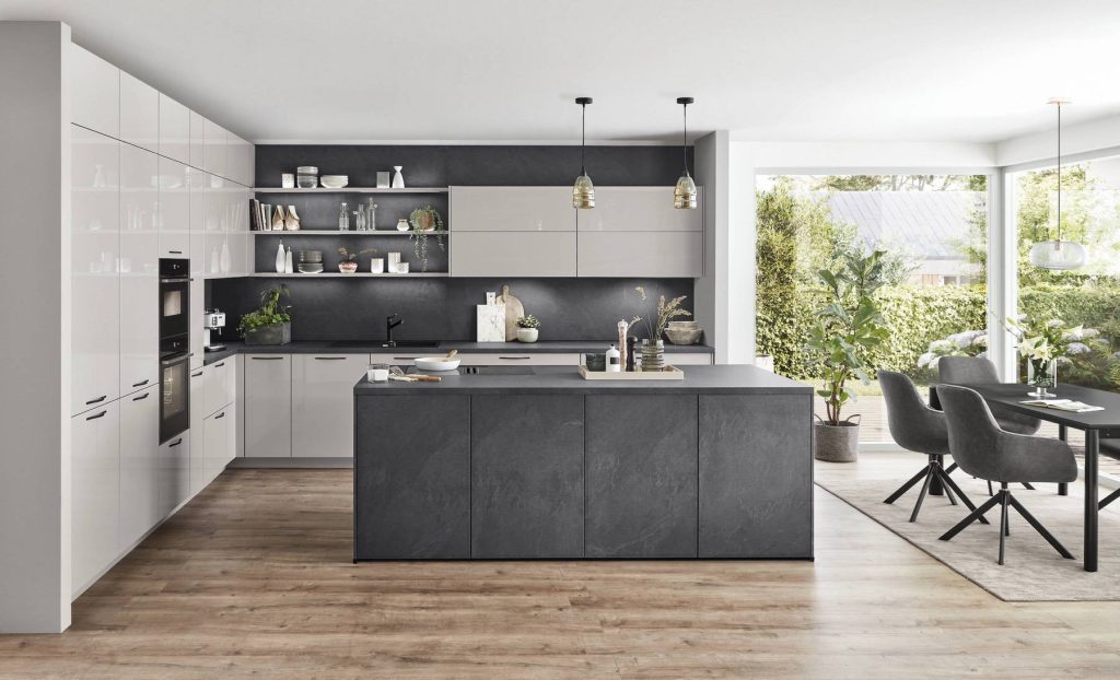 Nobilia Modern Open Plan Kitchen | German Kitchen Outlet Chester, Chester