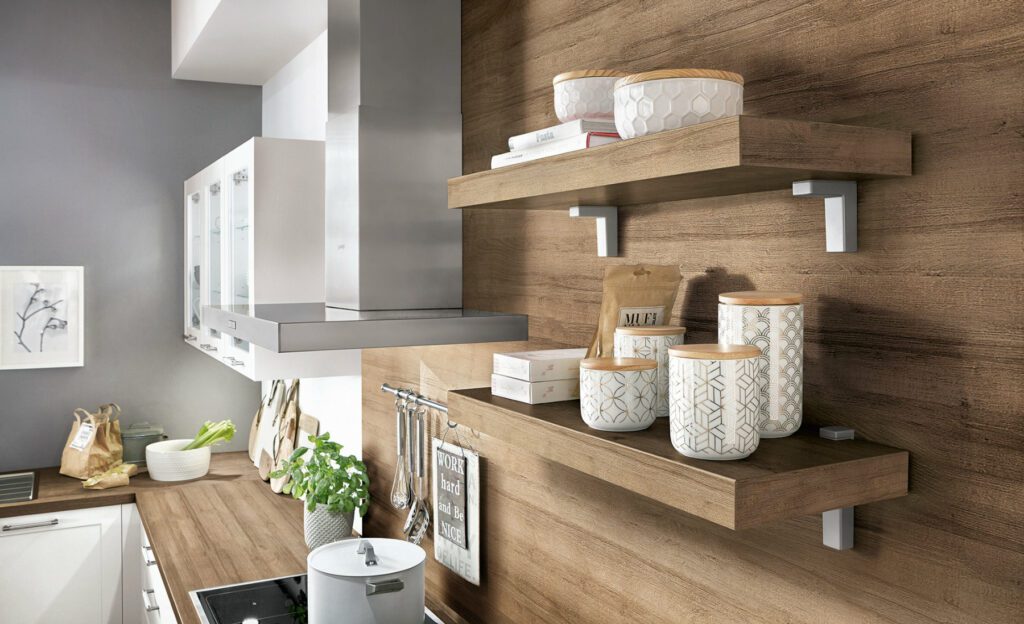 Nobilia Open Shelving | German Kitchen Outlet Chester, Chester