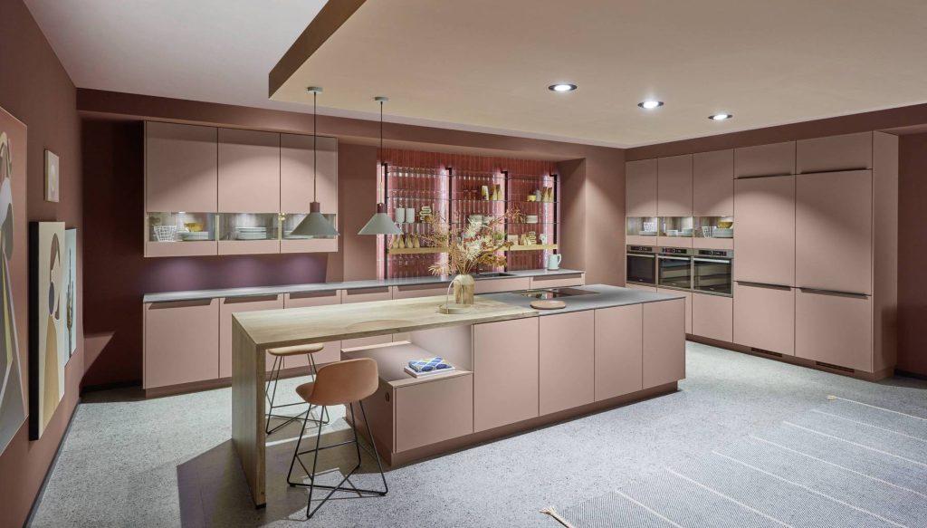 Nobilia Vibrant Handleless Kitchen | German Kitchen Outlet Chester, Chester