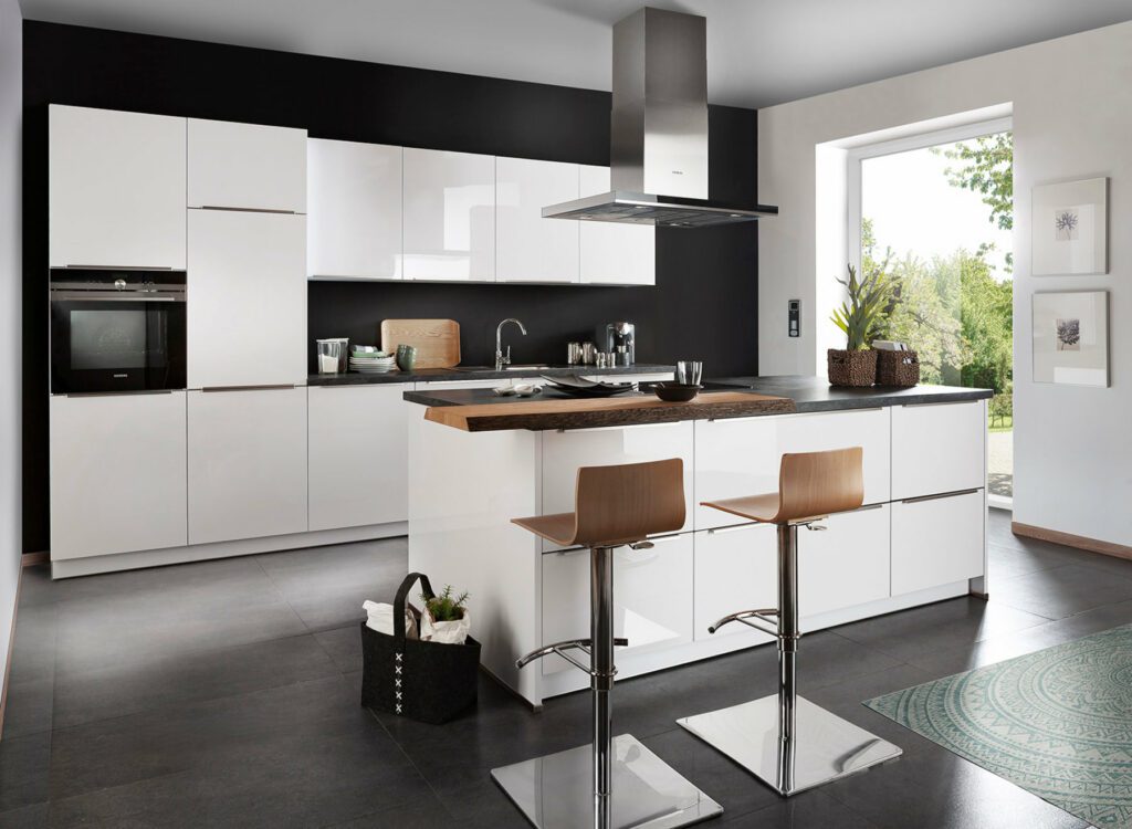 Brigitte White Gloss Kitchen 2 | Kitchen Lifestyles, Hampshire