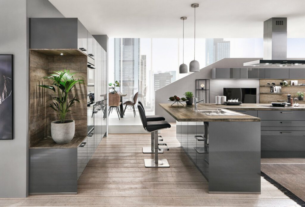 Xeno Grey Gloss German Kitchen | Kitchen Lifestyles, Hampshire