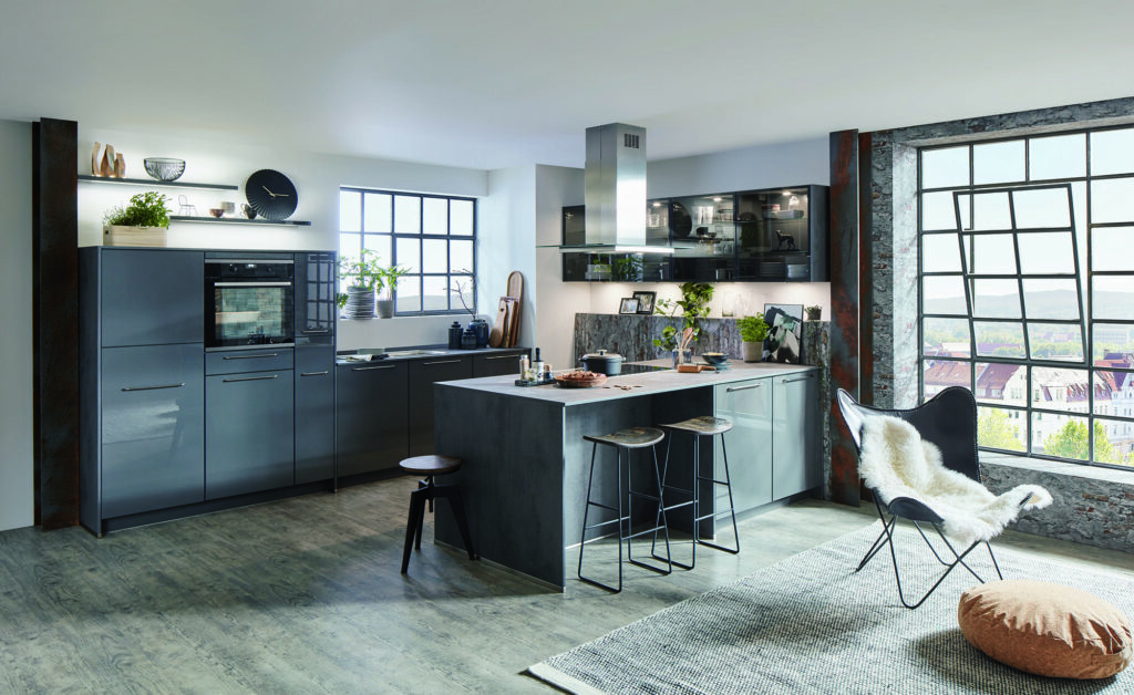 Xeno Grey Gloss Modern U Shaped Kitchen 2021 | Kitchen Lifestyles, Hampshire