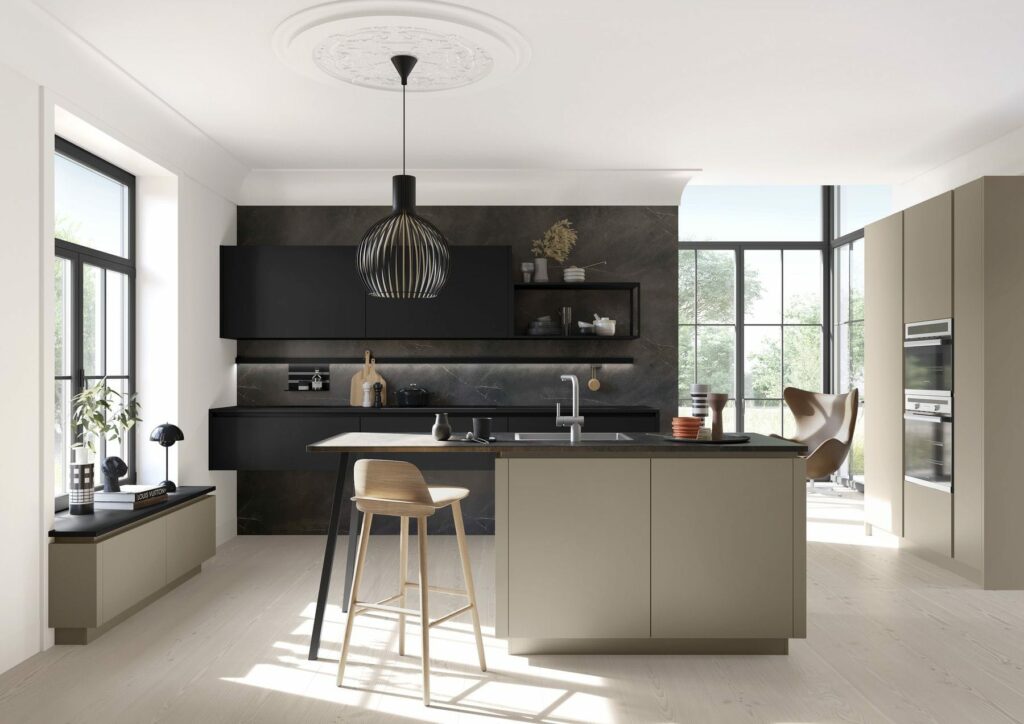 Modern Matt Handleless Kitchen With Island 2 | Coleroberts, Loughborough