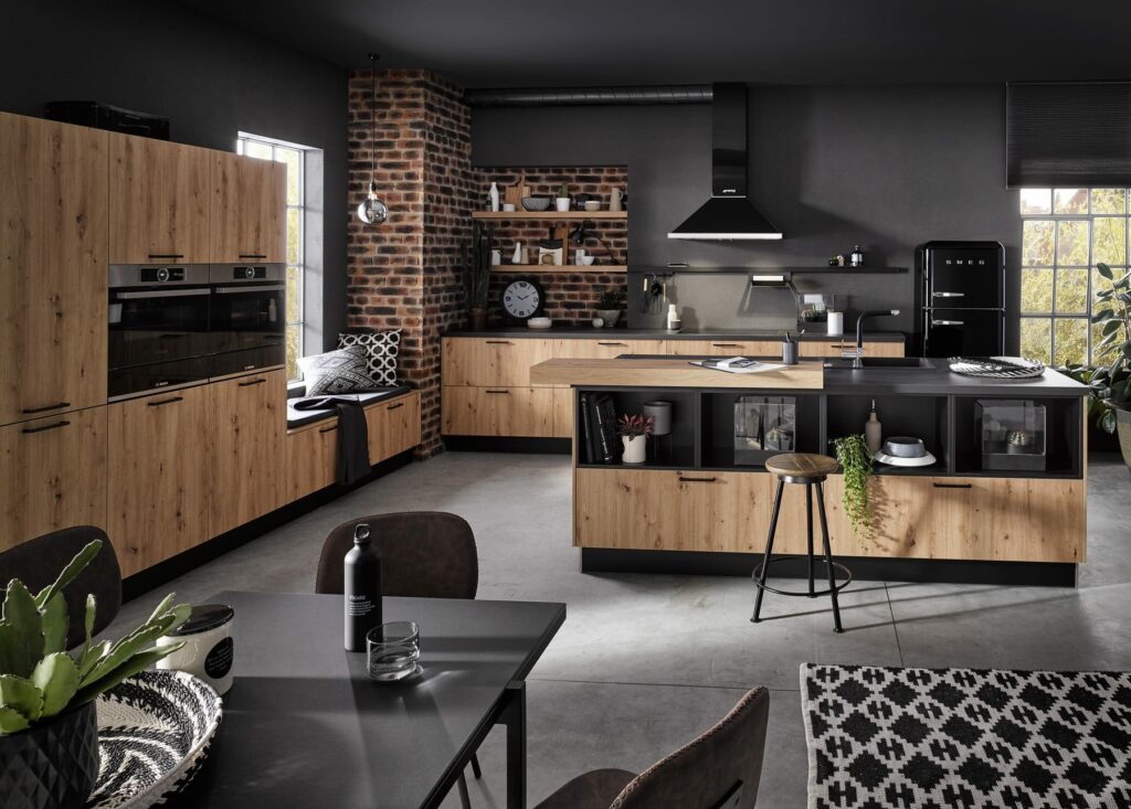 Wooden Open Plan Kitchen With Island | Coleroberts, Loughborough