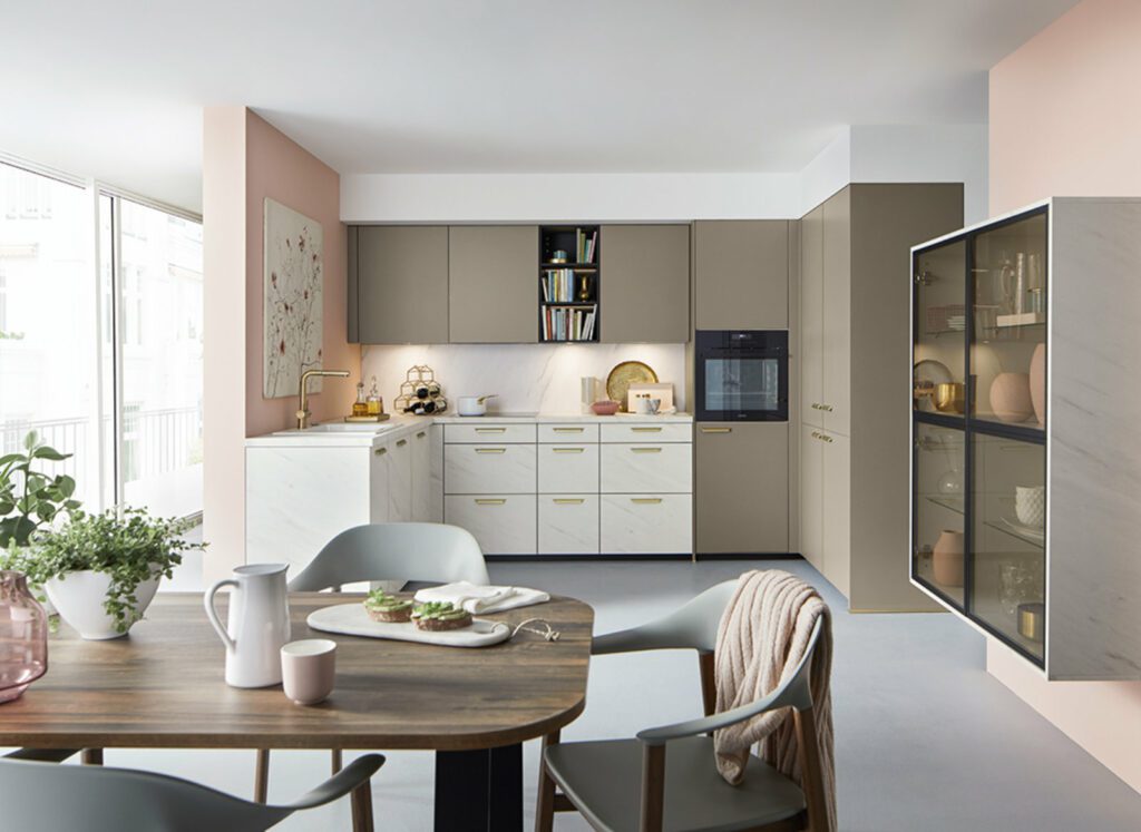 Schuller Matt U Shaped Kitchen | Square Kitchens At Ponsford, Sheffield