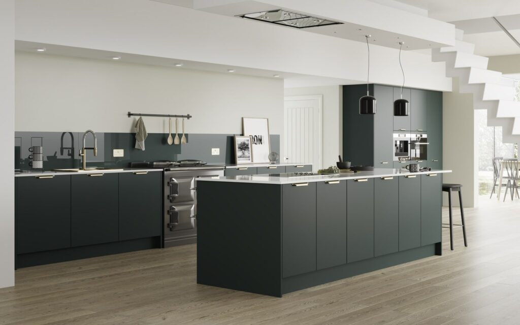 Symphony Dark Matt Kitchen | Coalville Kitchens, Leicestershire