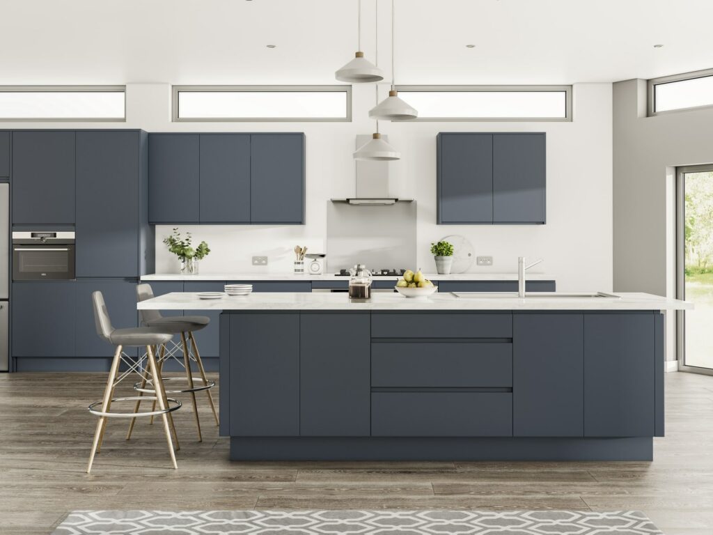 Symphony New York Indigo Kitchen | Coalville Kitchens, Leicestershire