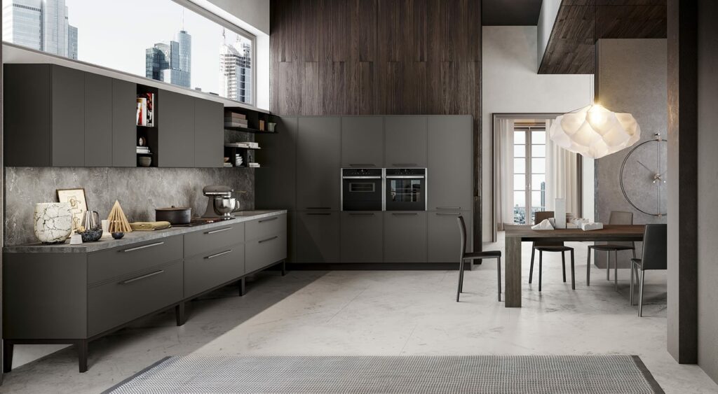 Arredo3 Grey Matt Kitchen | Pieve Interiors, Paisley