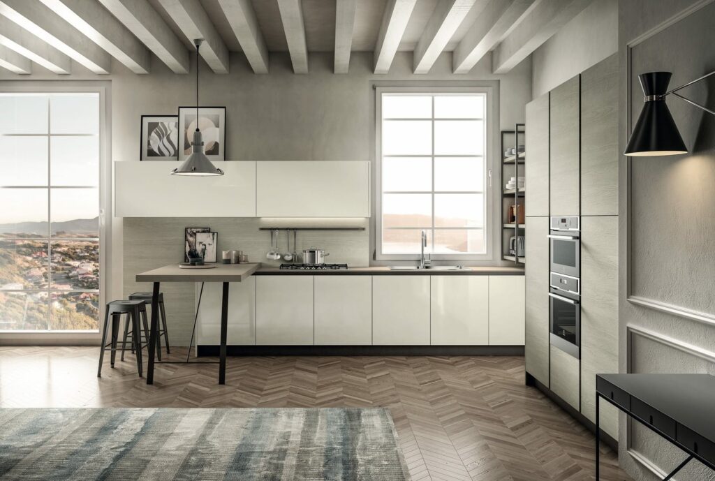 Arredo3 Light Compact Kitchen | Pieve Interiors, Paisley