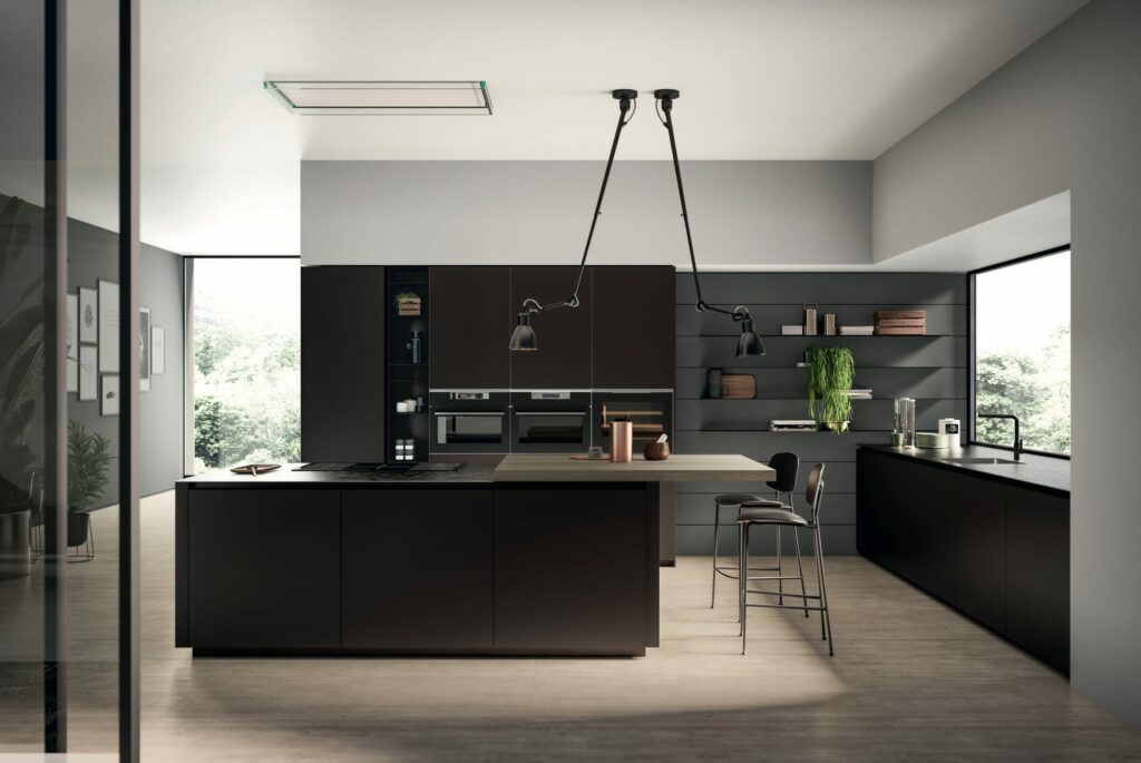Arredo3 Matt Kitchen With Island | Pieve Interiors, Paisley