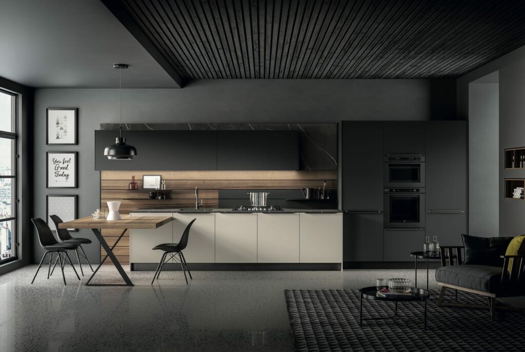 Arredo3 Modern Matt Open Plan Kitchen | Pieve Interiors, Paisley