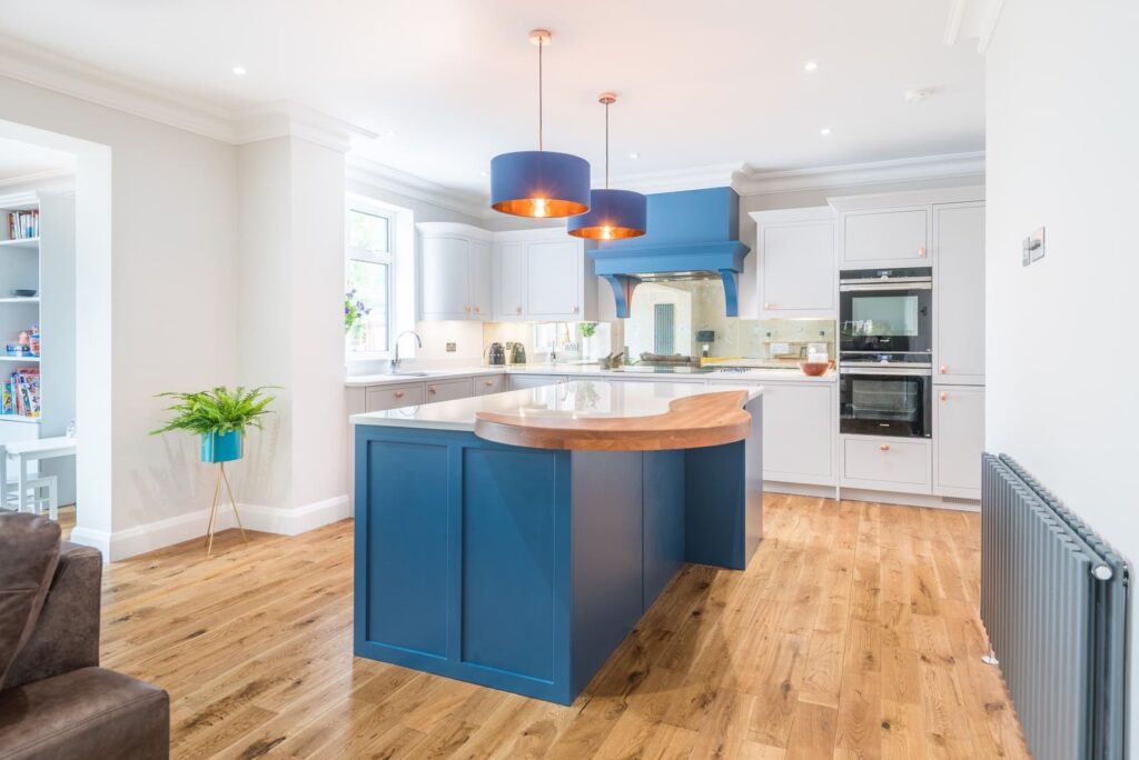 Blue White In Frame Kitchen7 | Stanford Design, Upminster