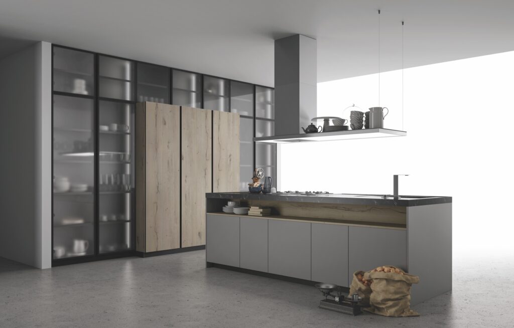 Doimo Grey Matt Handleless Kitchen | Vegas Kitchens, Folkestone
