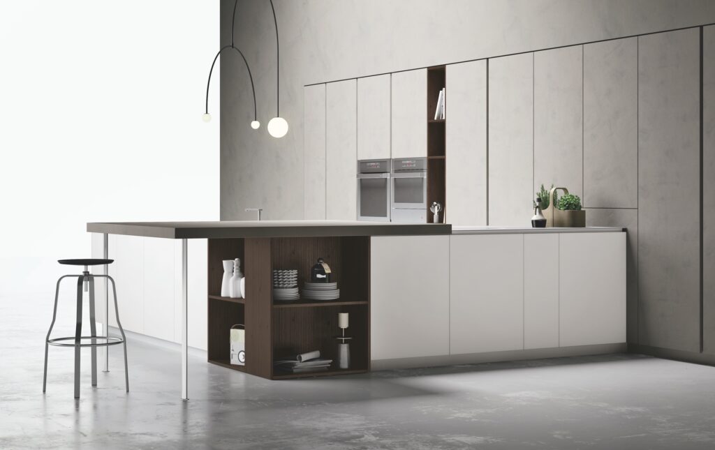 Doimo Modern Light Matt Handleless Kitchen | Vegas Kitchens, Folkestone