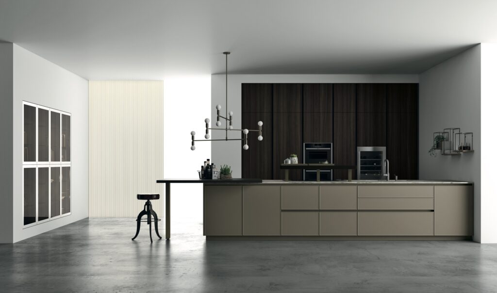 Doimo Modern Wood Matt Handleless Kitchen | Vegas Kitchens, Folkestone