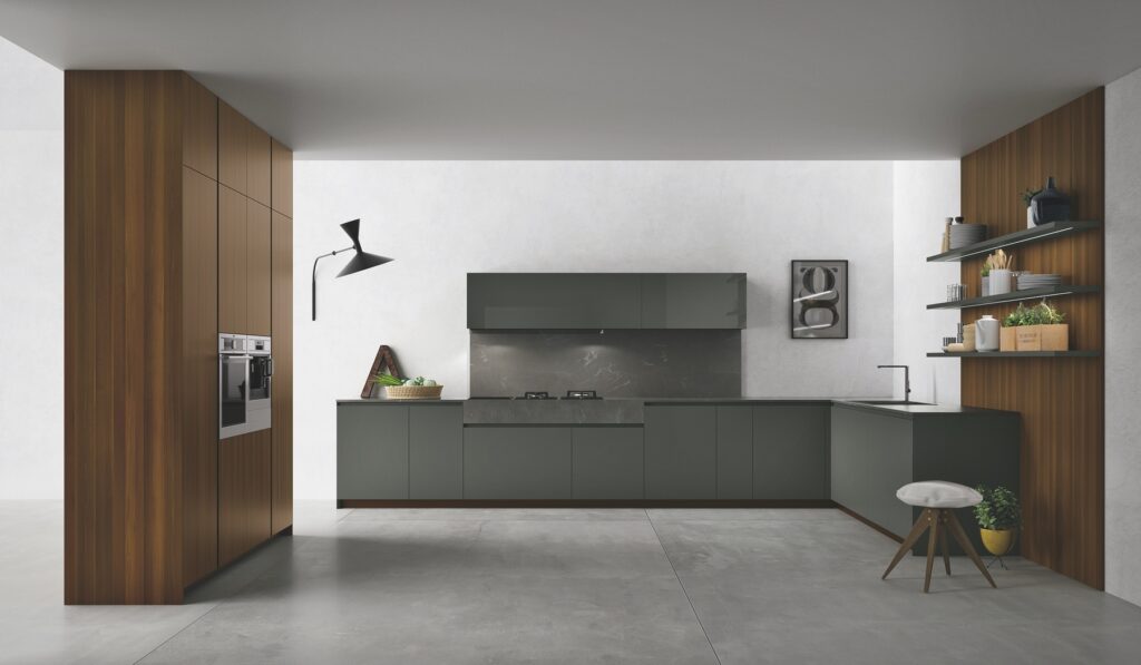 Doimo Wood Matt Handleless Kitchen 2 | Vegas Kitchens, Folkestone