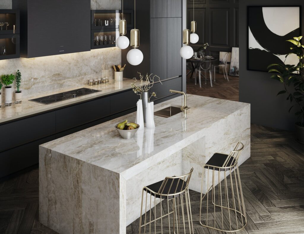 Dekton Kitchen Taga Xgloss | Vegas Kitchens, Folkestone