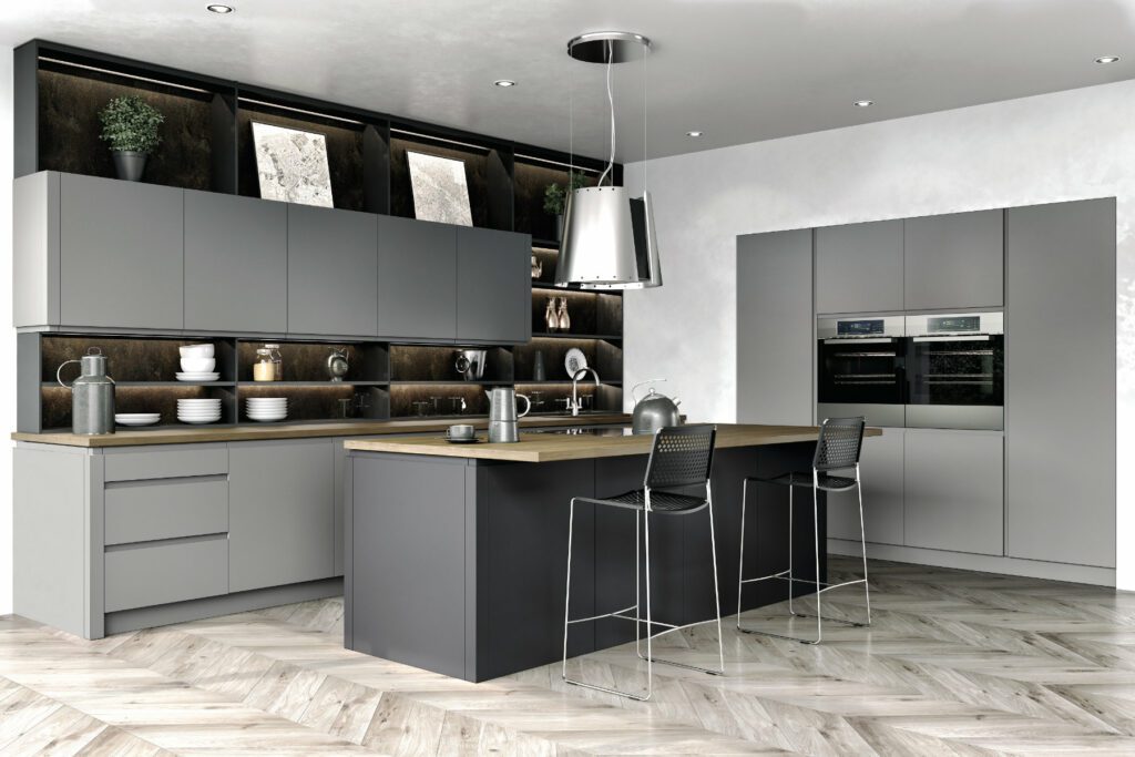 Jigsaw Modern Matt Grey Kitchen 3 | Herbert Todd