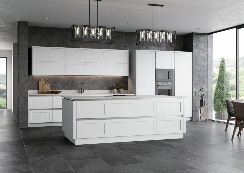 Jigsaw Modern White Shaker Kitchen 2 | Herbert Todd