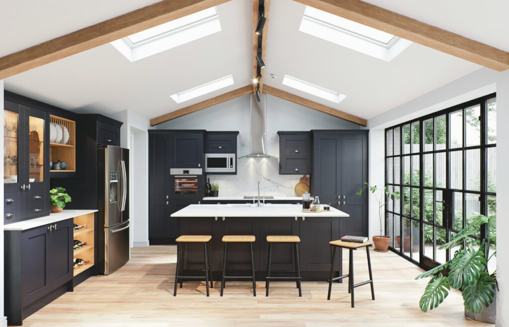 Jigsaw White Shaker Kitchen With Island 2 | Herbert Todd