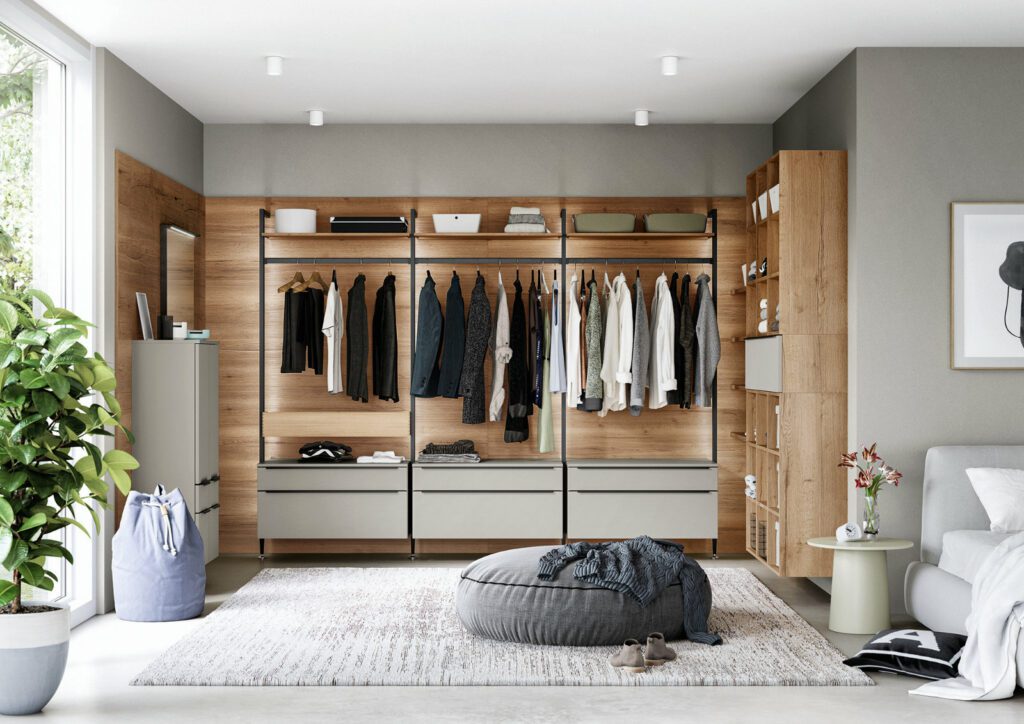 Nobilia Open Wood Wardrobe | Herbert Todd