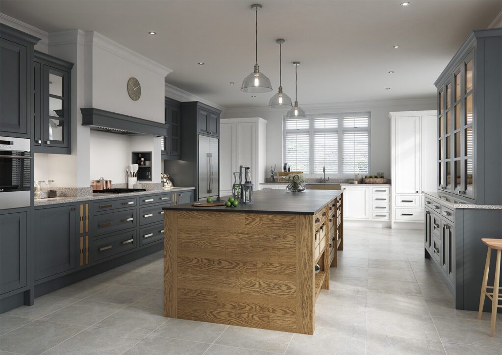 Aisling Modern Shaker Kitchen With Island | My Dream Kitchen, London