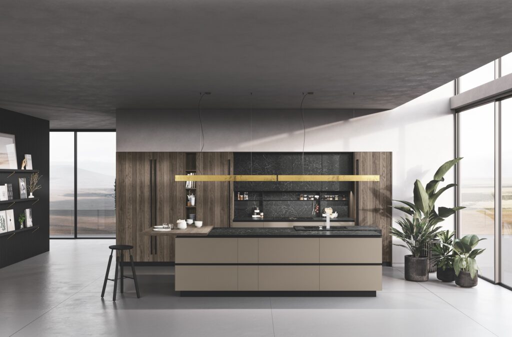 Doimo Matt Wood Handleless Kitchen | Inova Kitchens, Luton