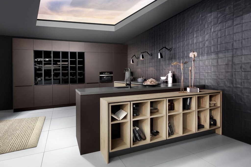 Rotpunkt Dark Matt U Shaped Kitchen 1 | Unlimited Kitchens, Nottingham