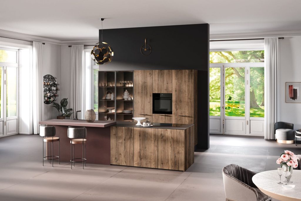 Rotpunkt Wood Kitchen With Island 1 | Unlimited Kitchens, Nottingham