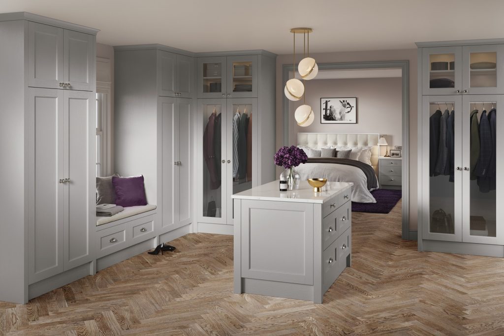 Bedroom 1 Cgi Bedroom 5Piece Bastille S1 Legno Light Grey Rgb | Unlimited Kitchens, Nottingham