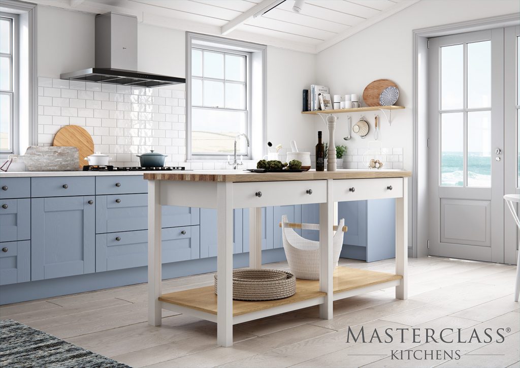 Masterclass Blue Shaker Kitchen | Plum-Mex, Farnham