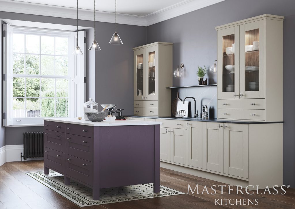 Masterclass Shaker Kitchen With Island | Plum-Mex, Farnham