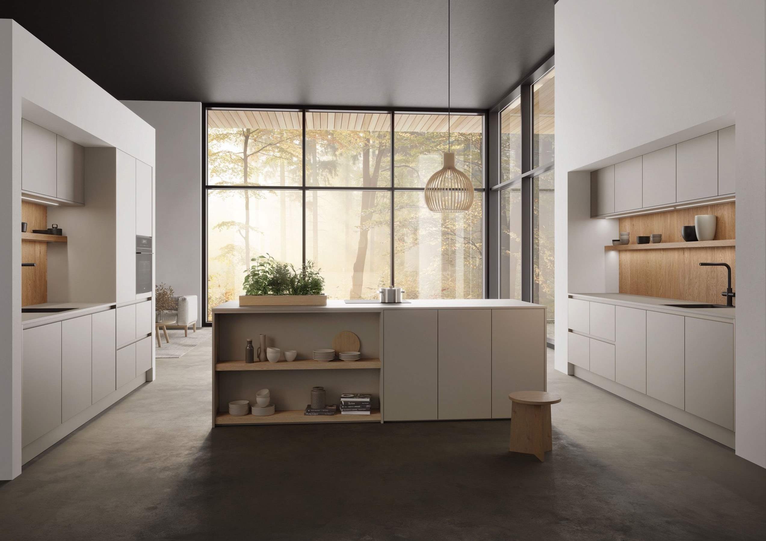 Rotpunkt Zerox Hpl Xt Beach Grey Kitchen | Plum-Mex, Farnham